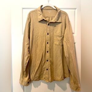 J. Crew Casual Button-Down Shirt in Tan